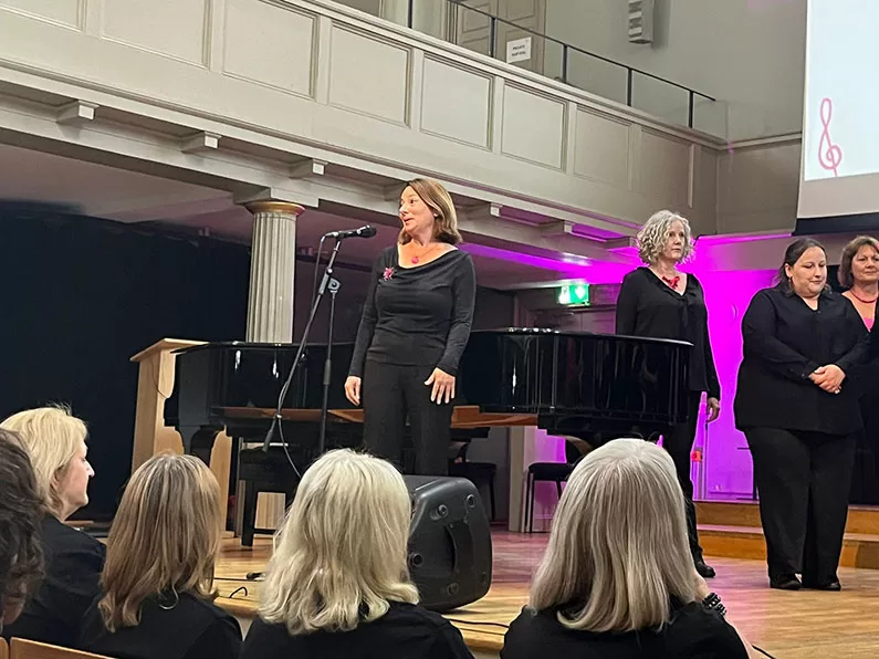 Singing City on stage